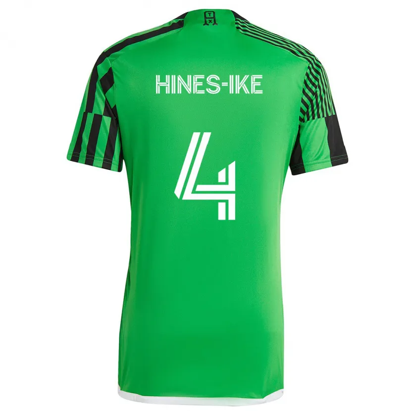 Danxen Kid Brendan Hines-Ike #4 Green Black Home Jersey 2024/25 T-Shirt