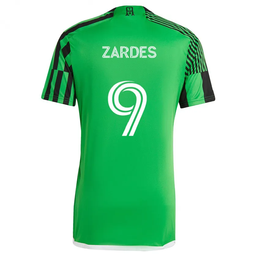 Danxen Kid Gyasi Zardes #9 Green Black Home Jersey 2024/25 T-Shirt