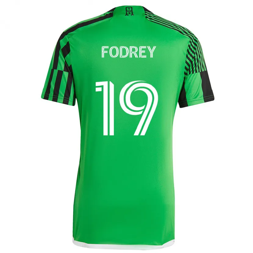 Danxen Kid Cj Fodrey #19 Green Black Home Jersey 2024/25 T-Shirt