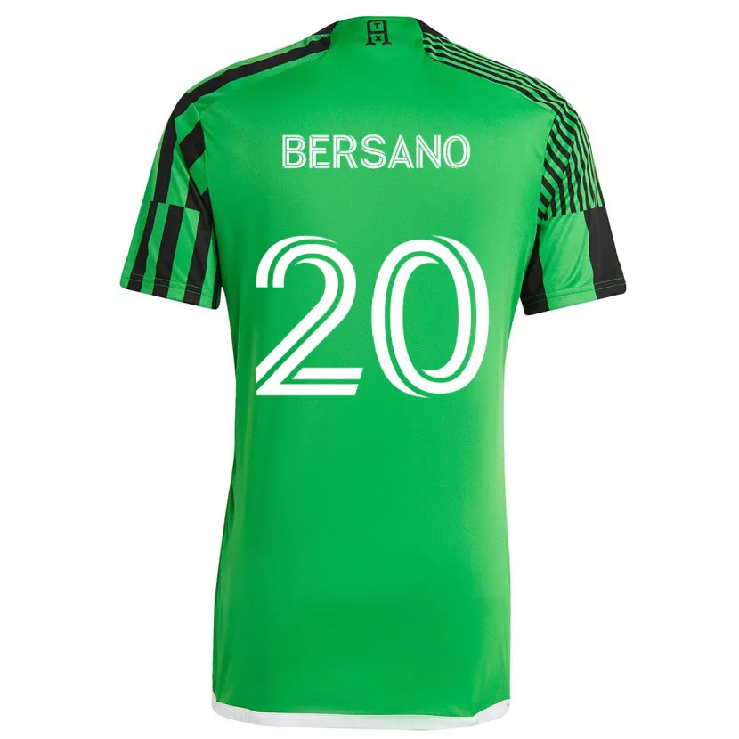 Danxen Kid Matt Bersano #20 Green Black Home Jersey 2024/25 T-Shirt