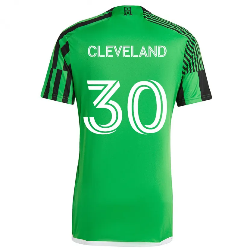 Danxen Kid Stefan Cleveland #30 Green Black Home Jersey 2024/25 T-Shirt