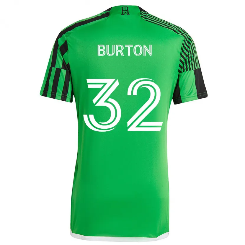 Danxen Kid Micah Burton #32 Green Black Home Jersey 2024/25 T-Shirt