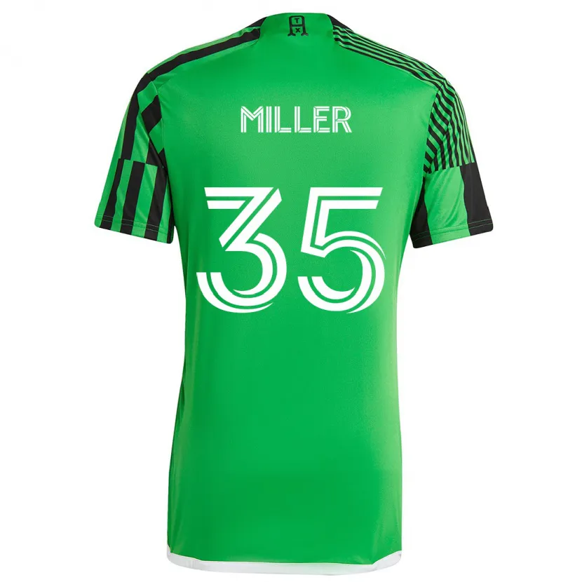 Danxen Kid Mason Miller #35 Green Black Home Jersey 2024/25 T-Shirt