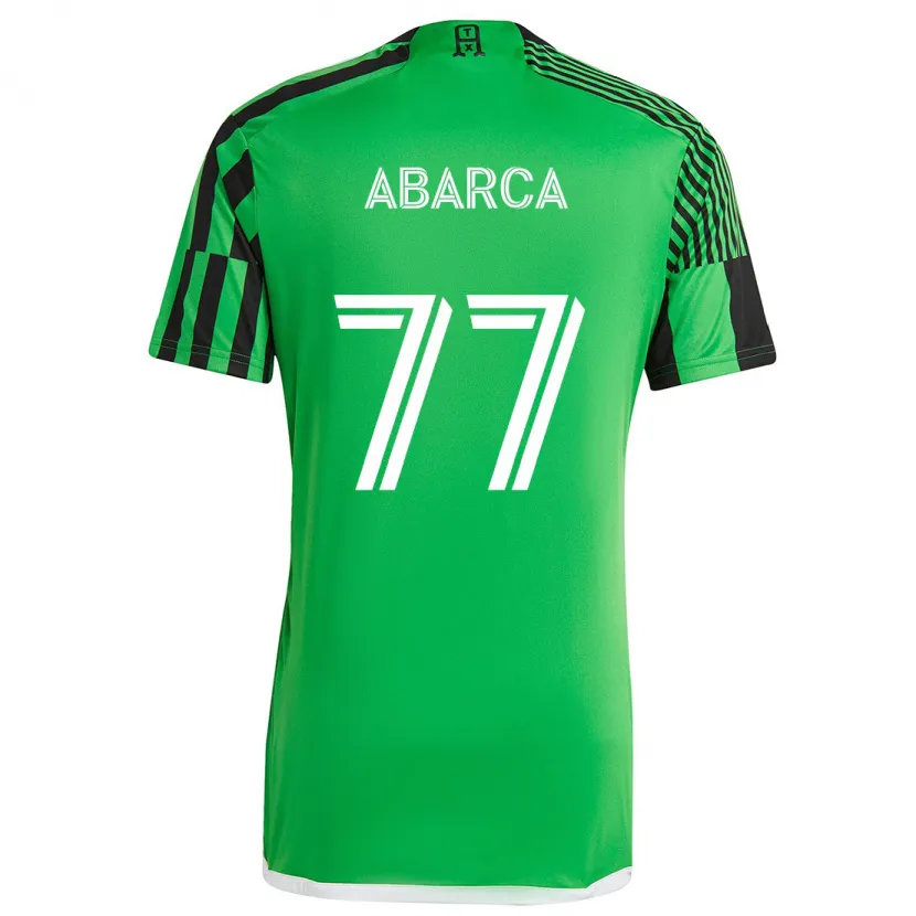 Danxen Kid Diego Abarca #77 Green Black Home Jersey 2024/25 T-Shirt