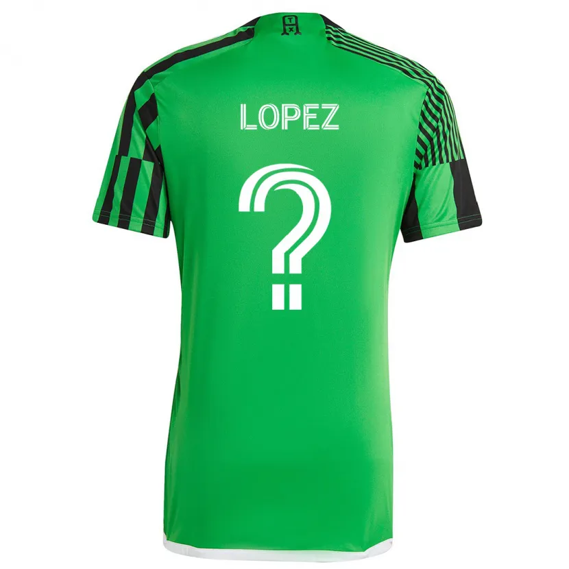 Danxen Kid Eric López #0 Green Black Home Jersey 2024/25 T-Shirt