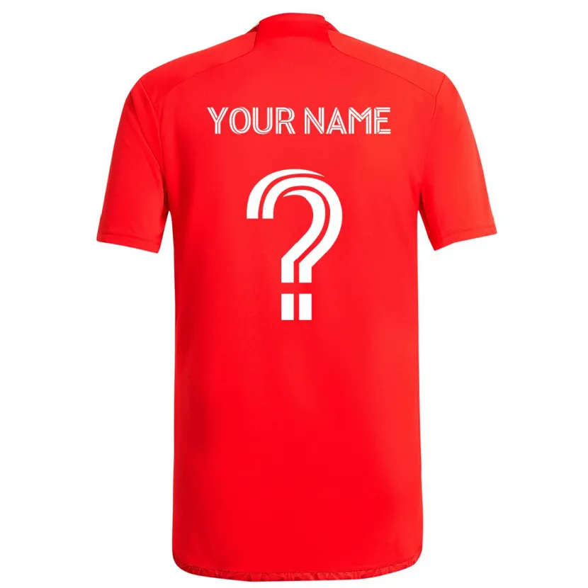 Danxen Kid Your Name #0 Red White Home Jersey 2024/25 T-Shirt