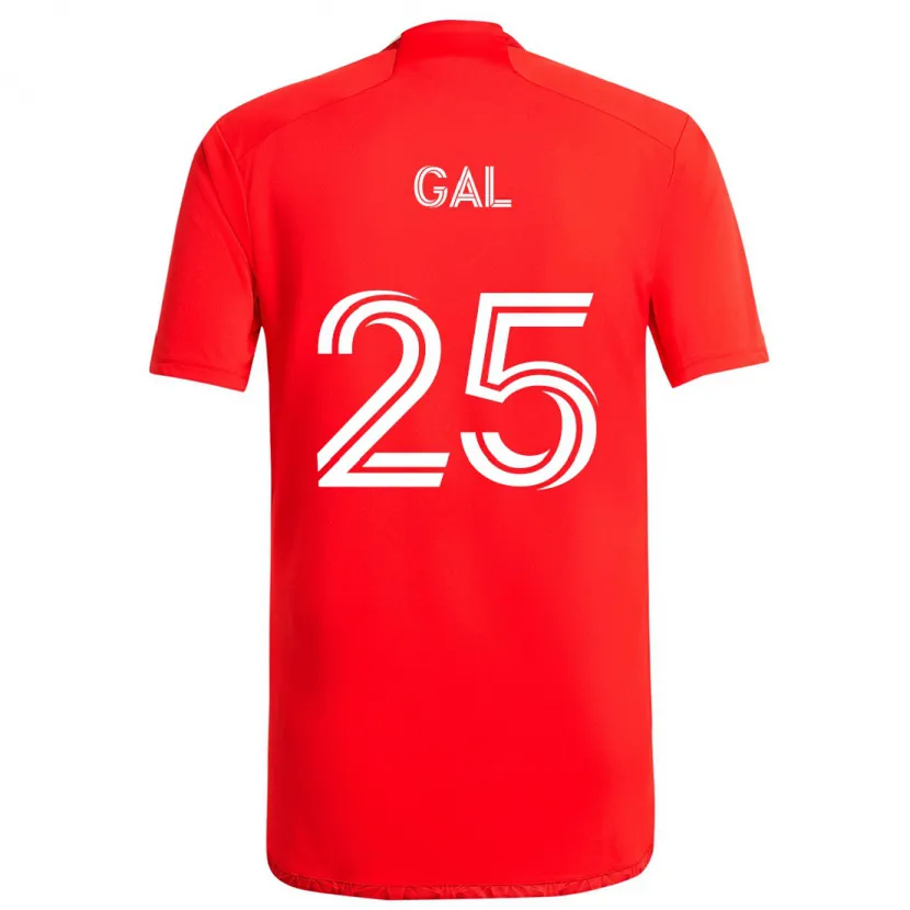 Danxen Kid Jeff Gal #25 Red White Home Jersey 2024/25 T-Shirt