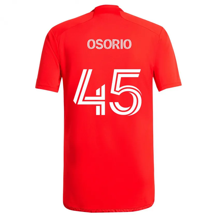 Danxen Kid Harold Osorio #45 Red White Home Jersey 2024/25 T-Shirt