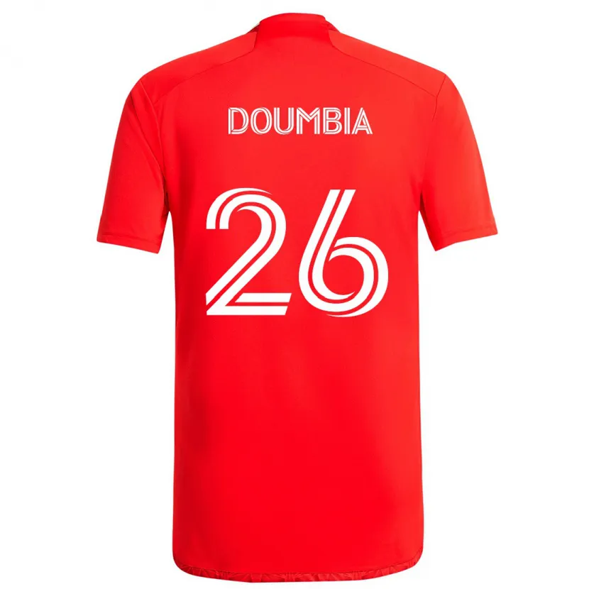 Danxen Kid Ousmane Doumbia #26 Red White Home Jersey 2024/25 T-Shirt