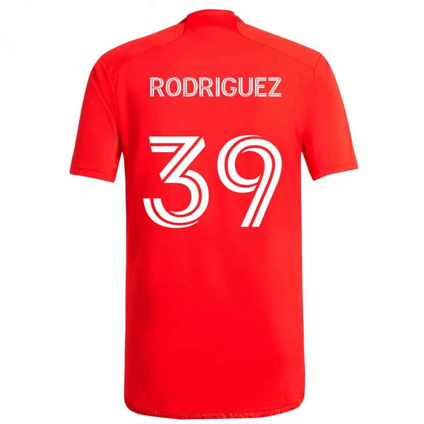 Danxen Kid Allan Rodriguez #39 Red White Home Jersey 2024/25 T-Shirt