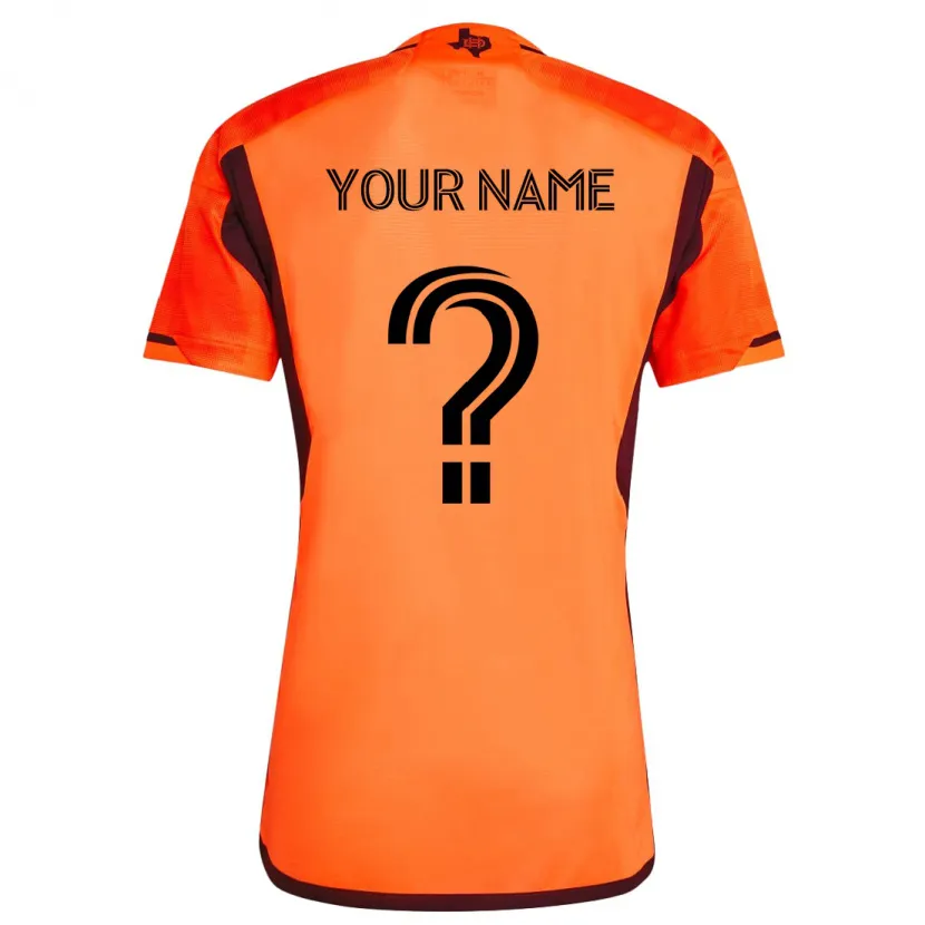 Danxen Kid Your Name #0 Orange Black Home Jersey 2024/25 T-Shirt