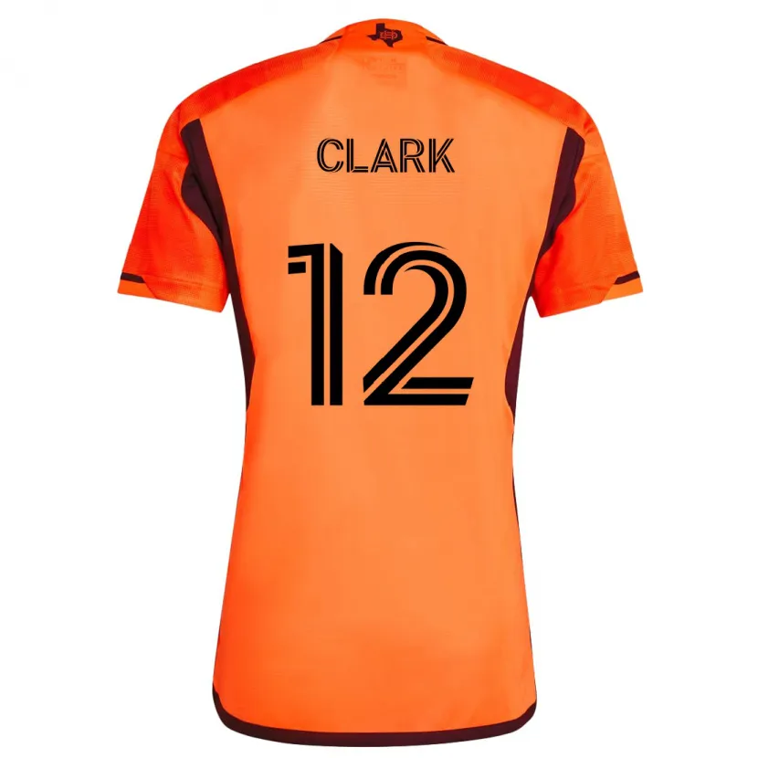 Danxen Kid Steve Clark #12 Orange Black Home Jersey 2024/25 T-Shirt