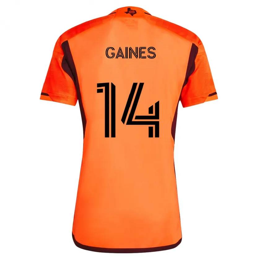 Danxen Kid Mckinze Gaines #14 Orange Black Home Jersey 2024/25 T-Shirt