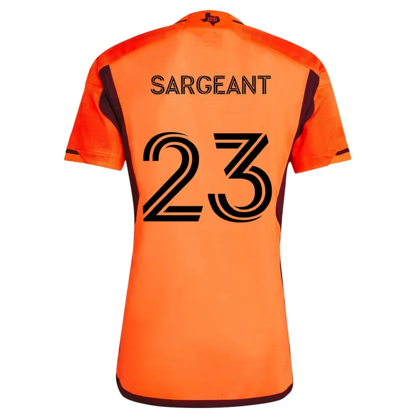 Danxen Kid Kieran Sargeant #23 Orange Black Home Jersey 2024/25 T-Shirt