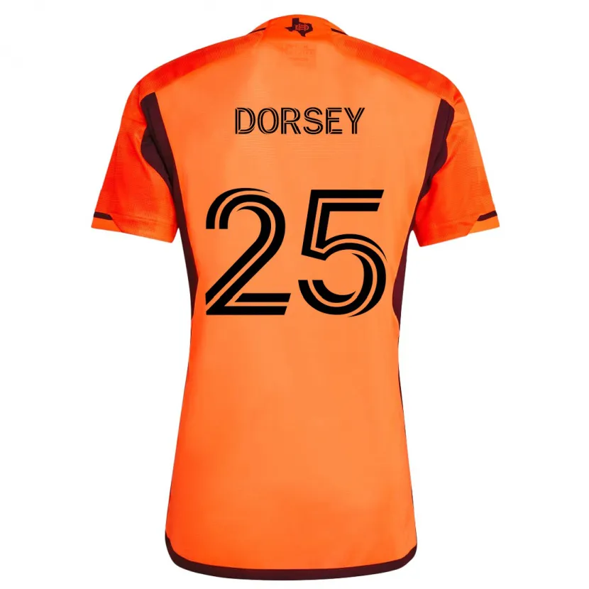 Danxen Kid Griffin Dorsey #25 Orange Black Home Jersey 2024/25 T-Shirt