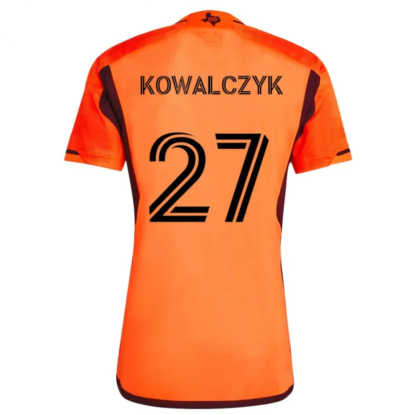 Danxen Kid Sebastian Kowalczyk #27 Orange Black Home Jersey 2024/25 T-Shirt