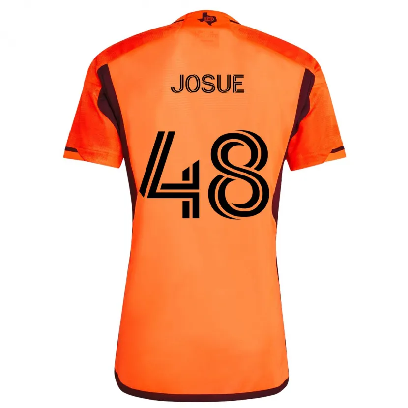 Danxen Kid Josué Souza #48 Orange Black Home Jersey 2024/25 T-Shirt