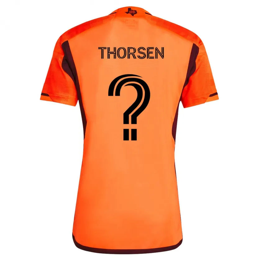 Danxen Kid Liam Thorsen #0 Orange Black Home Jersey 2024/25 T-Shirt