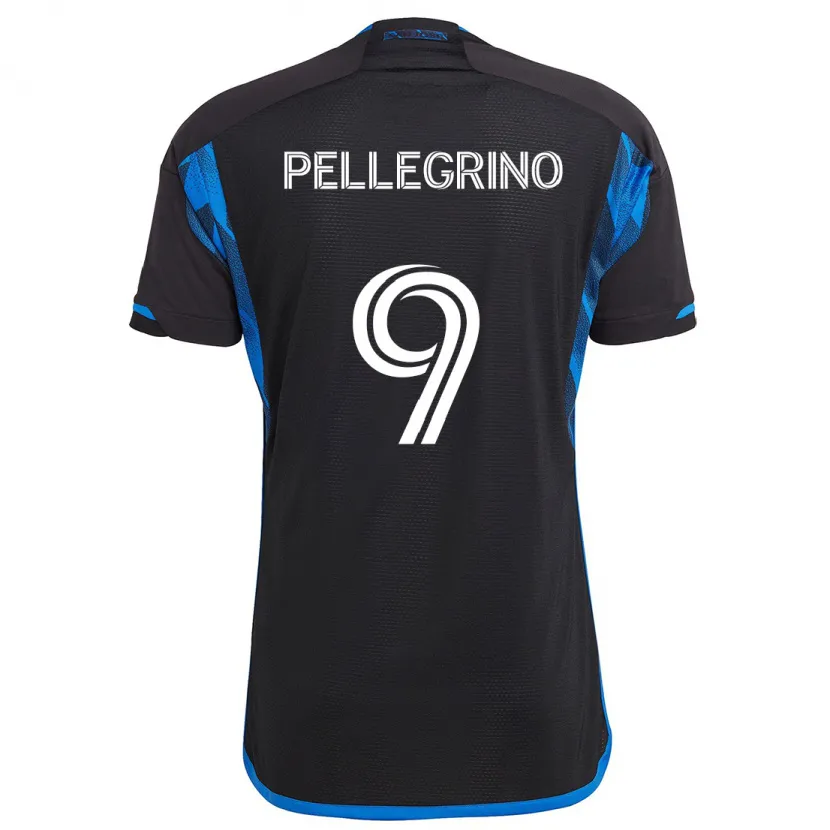 Danxen Kid Amahl Pellegrino #9 Blue Black Home Jersey 2024/25 T-Shirt