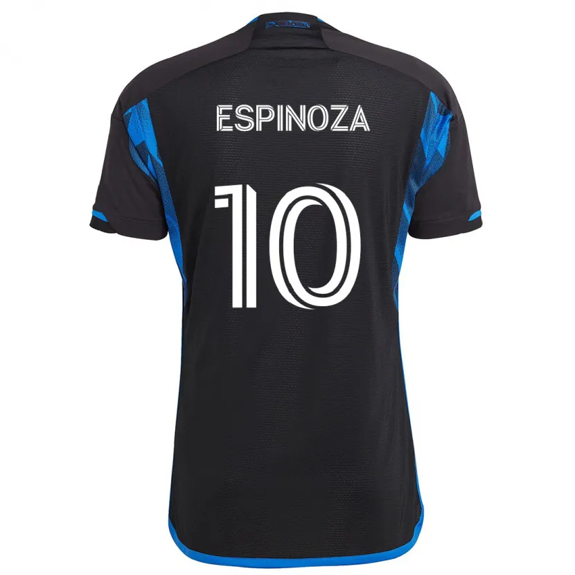 Danxen Kid Cristian Espinoza #10 Blue Black Home Jersey 2024/25 T-Shirt