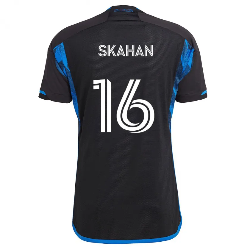 Danxen Kid Jack Skahan #16 Blue Black Home Jersey 2024/25 T-Shirt