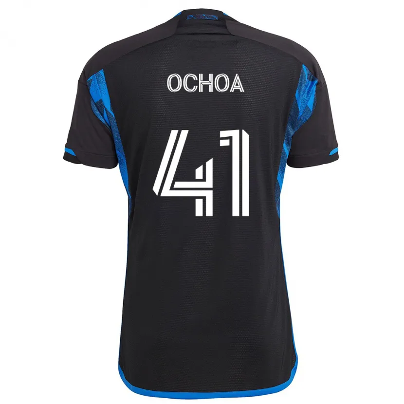 Danxen Kid Emmanuel Ochoa #41 Blue Black Home Jersey 2024/25 T-Shirt