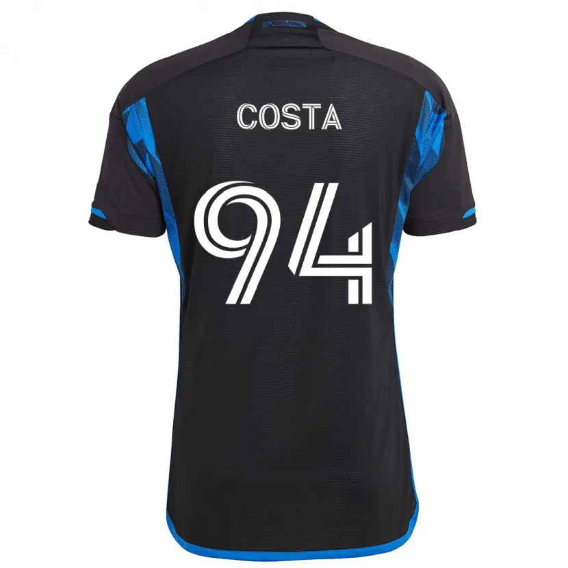 Danxen Kid Vítor Costa #94 Blue Black Home Jersey 2024/25 T-Shirt