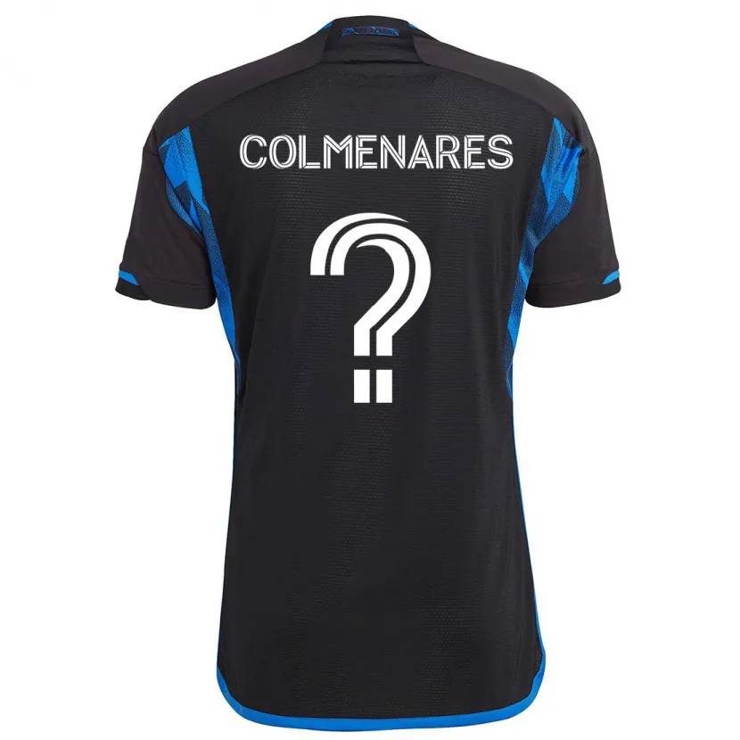 Danxen Kid Mateo Colmenares #0 Blue Black Home Jersey 2024/25 T-Shirt