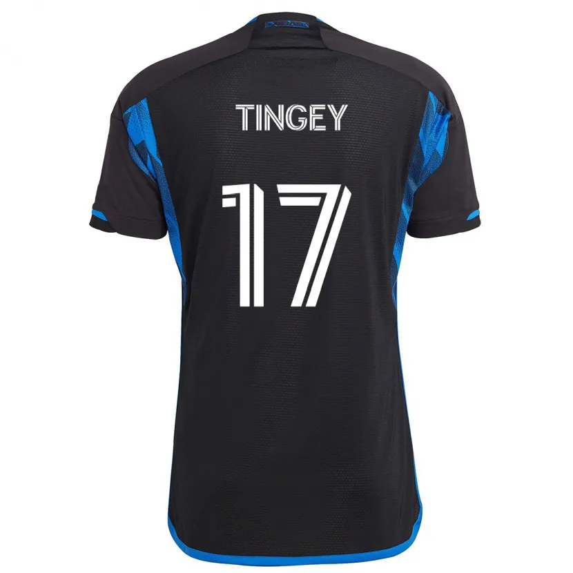 Danxen Kid Keegan Tingey #17 Blue Black Home Jersey 2024/25 T-Shirt