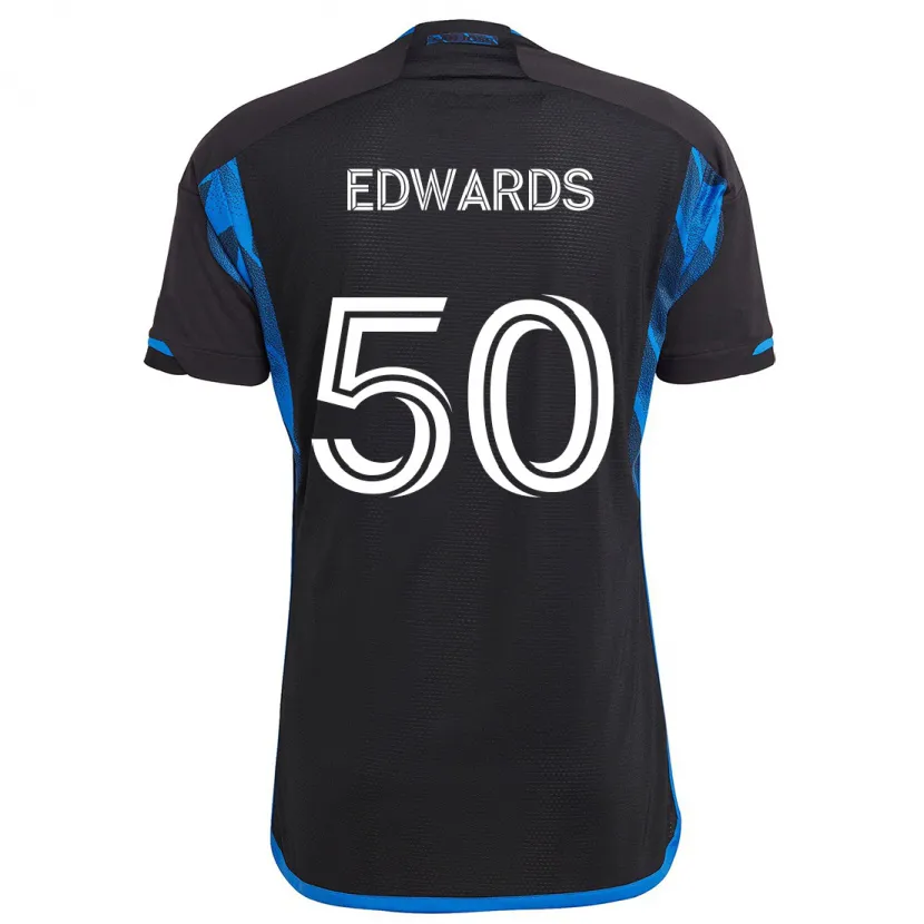 Danxen Kid Aaron Edwards #50 Blue Black Home Jersey 2024/25 T-Shirt