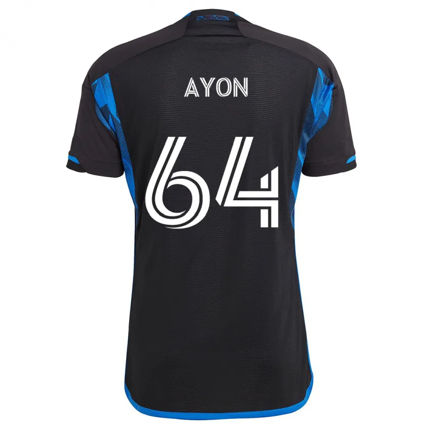 Danxen Kid Jerry Ayon #64 Blue Black Home Jersey 2024/25 T-Shirt