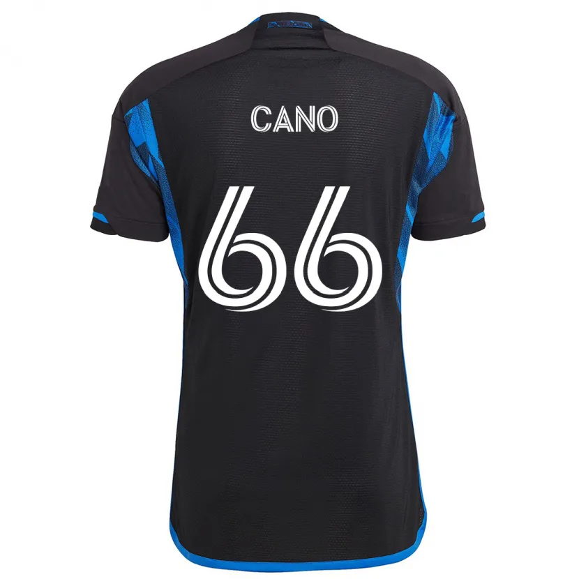 Danxen Kid Alejandro Cano #66 Blue Black Home Jersey 2024/25 T-Shirt