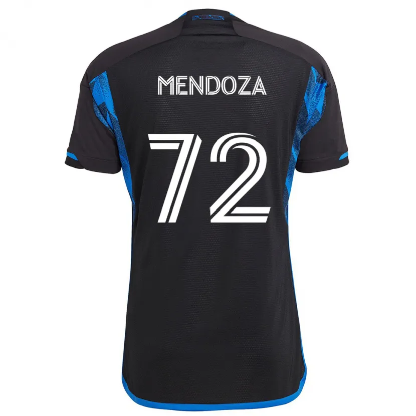 Danxen Kid Edwyn Mendoza #72 Blue Black Home Jersey 2024/25 T-Shirt