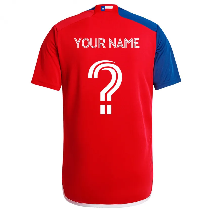 Danxen Kid Your Name #0 Blue Red Home Jersey 2024/25 T-Shirt