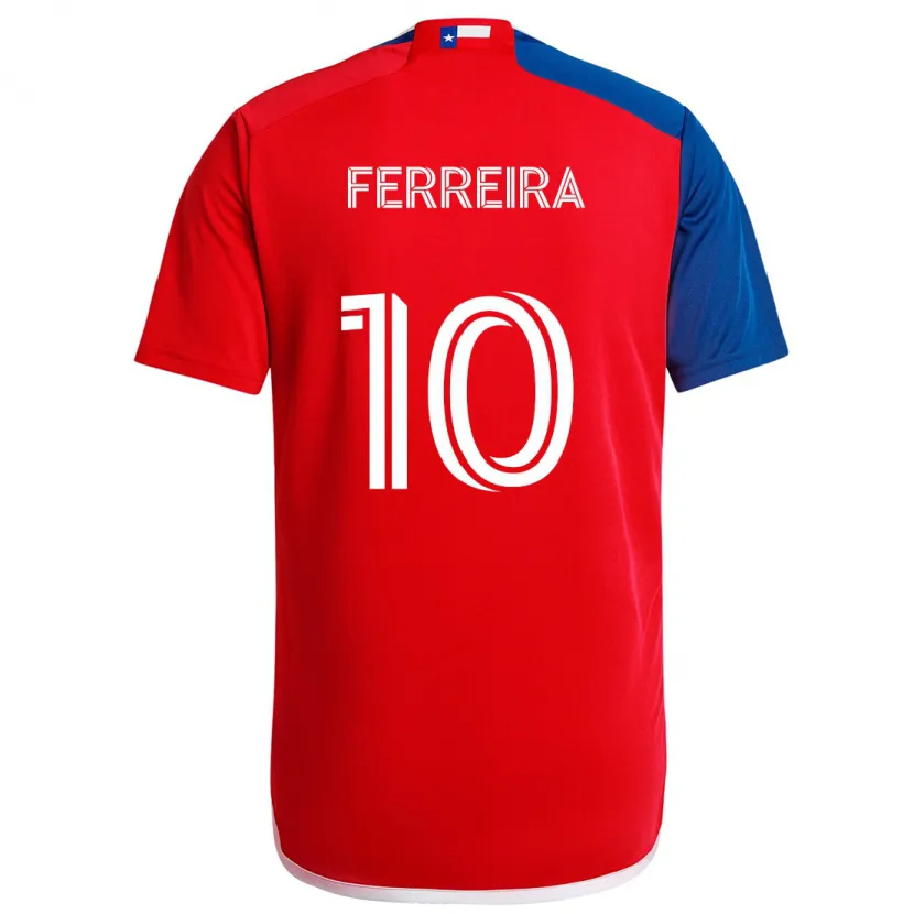 Danxen Kid Jesús Ferreira #10 Blue Red Home Jersey 2024/25 T-Shirt