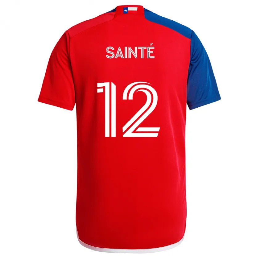 Danxen Kid Carl Sainté #12 Blue Red Home Jersey 2024/25 T-Shirt