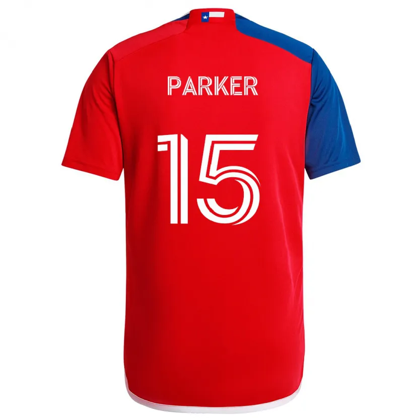 Danxen Kid Isaiah Parker #15 Blue Red Home Jersey 2024/25 T-Shirt