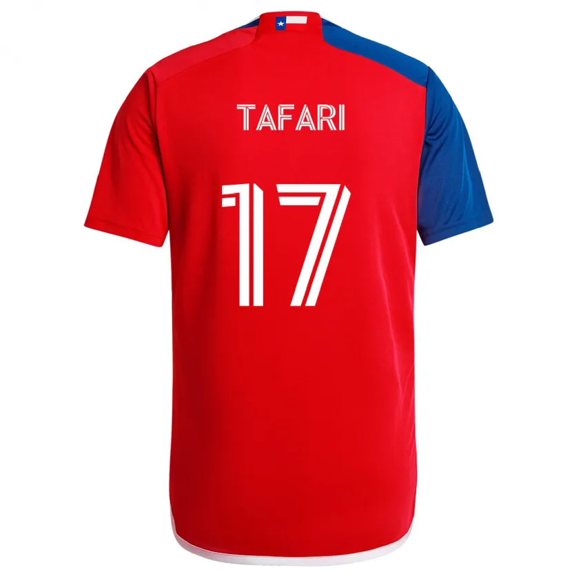 Danxen Kid Nkosi Tafari #17 Blue Red Home Jersey 2024/25 T-Shirt