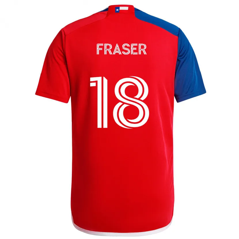 Danxen Kid Liam Fraser #18 Blue Red Home Jersey 2024/25 T-Shirt