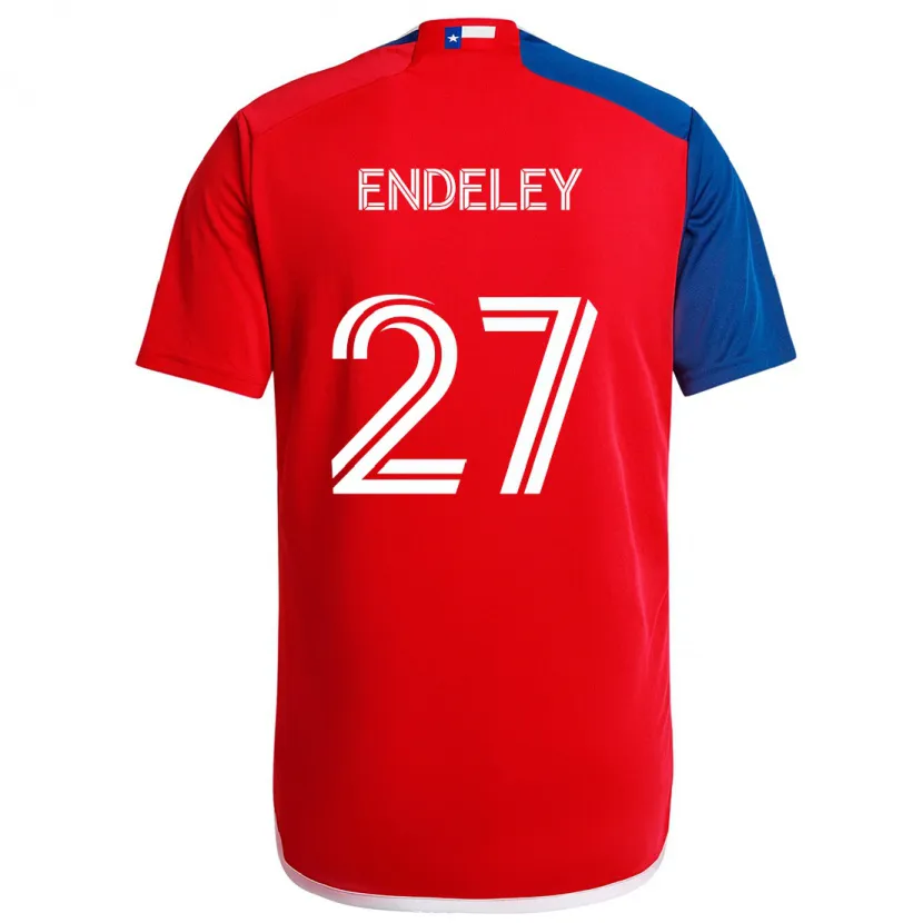 Danxen Kid Herbert Endeley #27 Blue Red Home Jersey 2024/25 T-Shirt