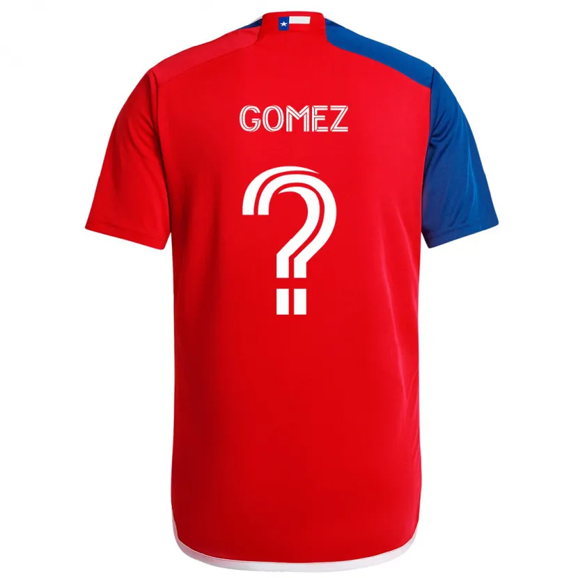 Danxen Kid Victor Gomez #0 Blue Red Home Jersey 2024/25 T-Shirt