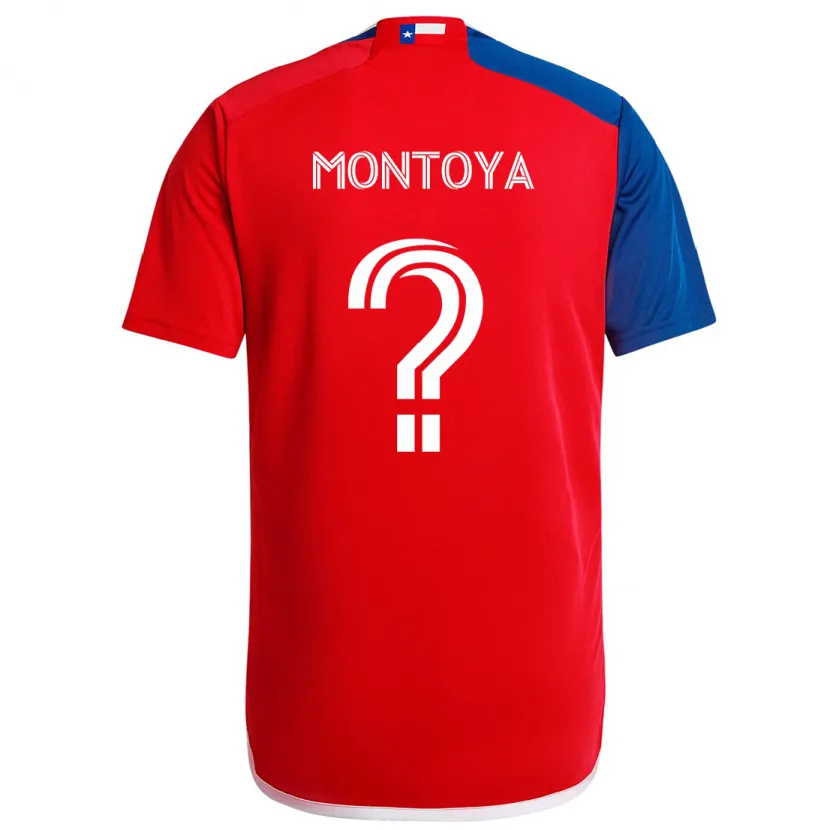 Danxen Kid Nicolás Montoya #0 Blue Red Home Jersey 2024/25 T-Shirt