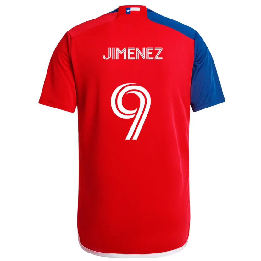 Danxen Kid Jesús Jiménez #9 Blue Red Home Jersey 2024/25 T-Shirt