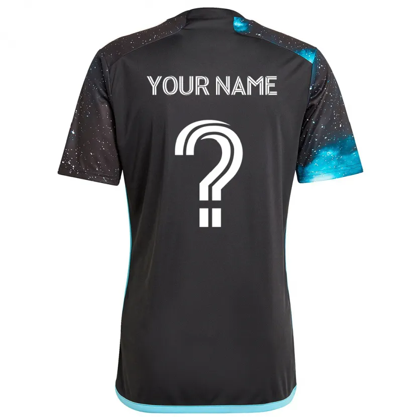 Danxen Kid Your Name #0 Black Blue Home Jersey 2024/25 T-Shirt