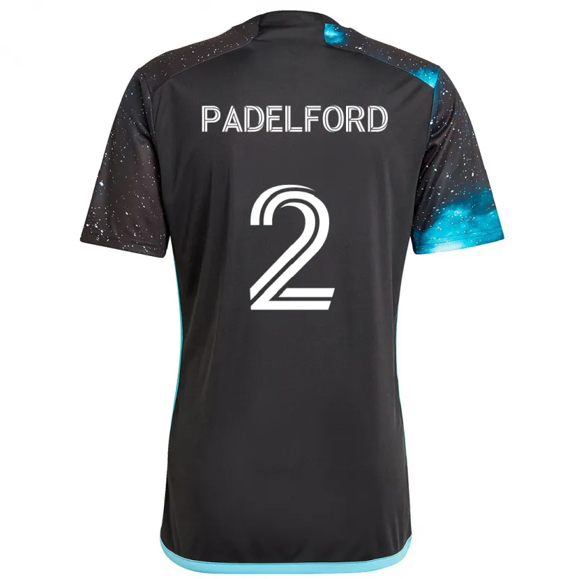 Danxen Kid Devin Padelford #2 Black Blue Home Jersey 2024/25 T-Shirt