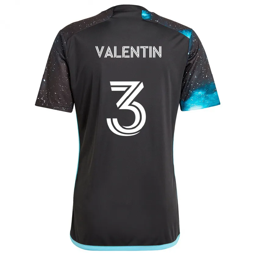 Danxen Kid Zarek Valentin #3 Black Blue Home Jersey 2024/25 T-Shirt