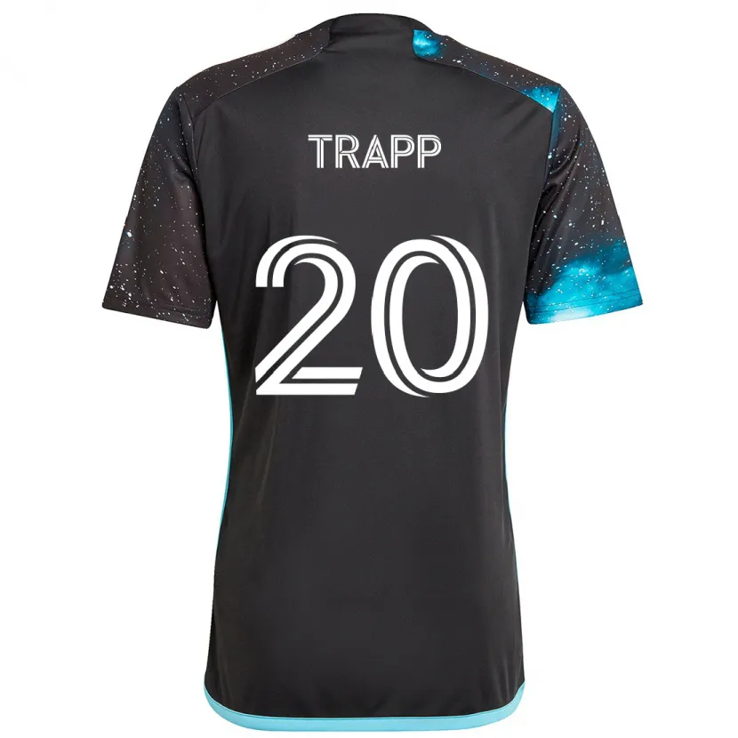 Danxen Kid Wil Trapp #20 Black Blue Home Jersey 2024/25 T-Shirt