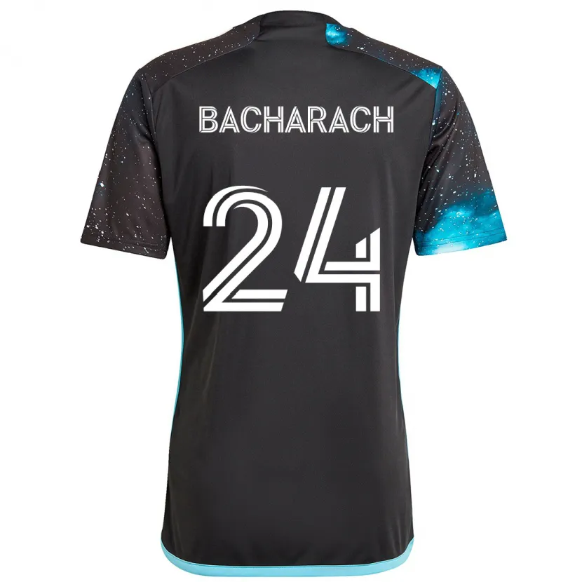 Danxen Kid Hugo Bacharach #24 Black Blue Home Jersey 2024/25 T-Shirt