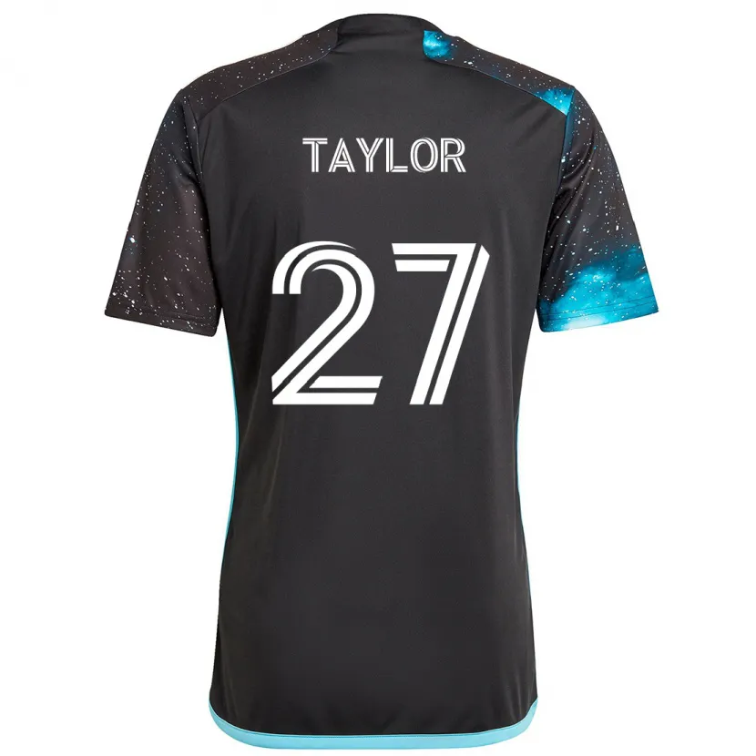 Danxen Kid D.j. Taylor #27 Black Blue Home Jersey 2024/25 T-Shirt