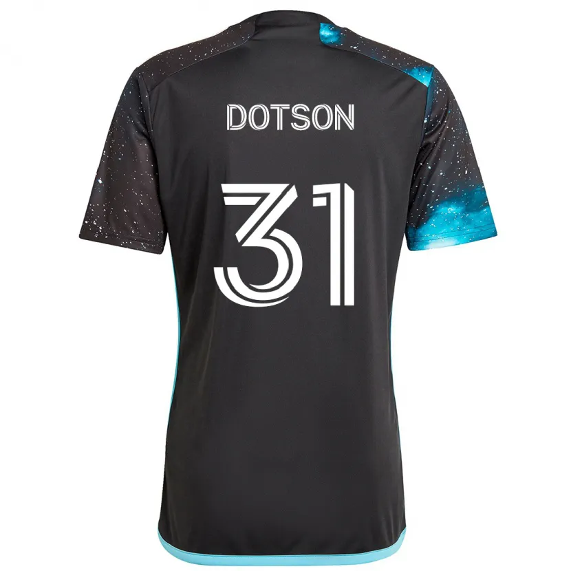 Danxen Kid Hassani Dotson #31 Black Blue Home Jersey 2024/25 T-Shirt